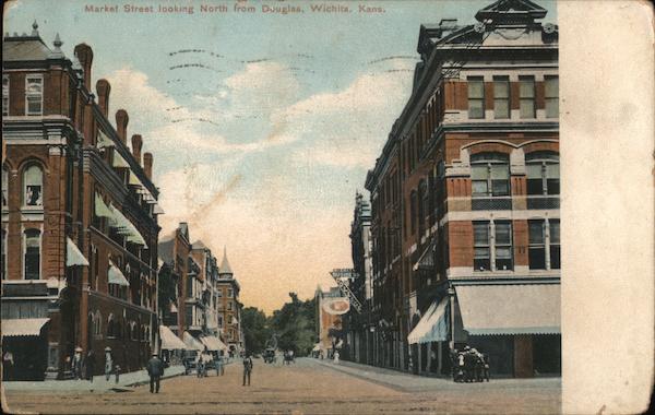 Market Street Looking North From Douglas Wichita Kansas