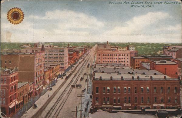 Douglas Avenue Looking East From Market Wichita Kansas