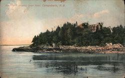 Deer Point, showing Owen Hotel Campobello, NB Canada New Brunswick Postcard Postcard Postcard