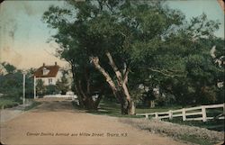 Corner Smith's Avenue and Willow Street Postcard