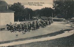 Seventh Cavalry Band Postcard