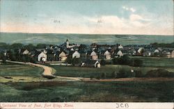 Sectional View of Post Postcard
