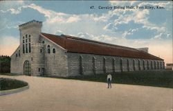 Calvary Riding Hall Postcard