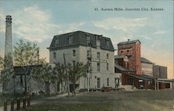 Aurora Mills, Junction City, Kansas Postcard