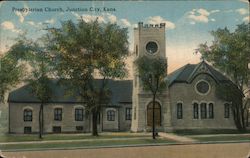 Presbyterian Church, Junction City, Kans. Postcard
