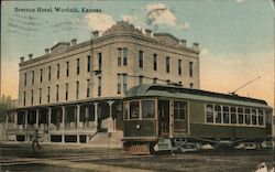 Brettun Hotel Winfield, KS Postcard Postcard Postcard