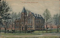 St. John's College, Winfield, Kans. Kansas Postcard Postcard Postcard