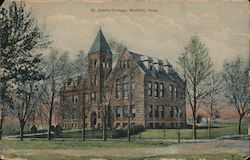 St. John's College, Winfield, Kans. Postcard