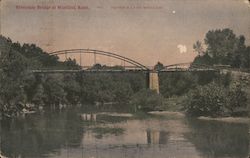 Riverside Bridge Postcard