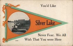 You'd Like Silver Lake Never Fear. We All Wish That You Were Here Indiana Postcard Postcard Postcard