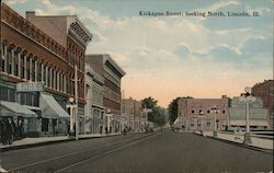 Kickapoo Street, looking North Postcard