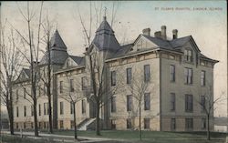 St. Clark's Hospital Lincoln, IL Postcard Postcard Postcard