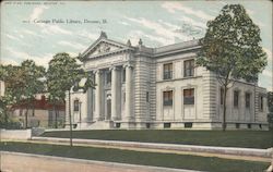 Carnegie Public Library Postcard