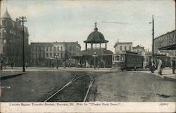 Lincoln Square Transfer Station Decatur, IL Postcard Postcard Postcard
