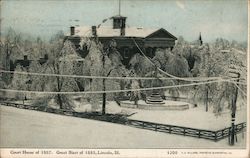 Court House of 1857, Greet Sleet of 1883 Postcard