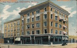 First National Bank Cheyenne, WY Postcard Postcard Postcard