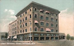 First National Bank Postcard
