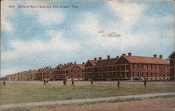 Enlisted Men's Quarters, Fort Russell Postcard
