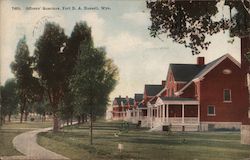 Officers' Quarters, Fort D.A., Fort Russell Postcard