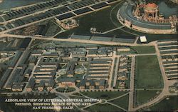 Aeroplane View of Letterman General Hospital Presidio, Showing Palace of Fine Arts Postcard