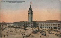 Evening Hour at the Ferry Building Postcard