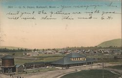 Great Northern Depot Kalispell, MT Postcard Postcard Postcard