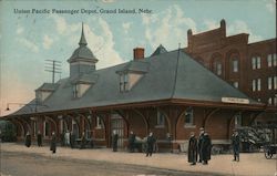 Union Pacific Passenger Depot Postcard