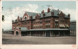 Boston and Maine Railroad Passenger Station Postcard