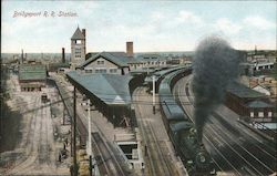 R.R. Station Bridgeport, CT Postcard Postcard Postcard