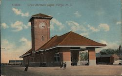 Great Northern Depot Fargo, ND Postcard Postcard Postcard