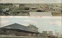 Views of Hydro Oklahoma Postcard