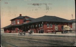 Union Station Guthrie, OK Postcard Postcard Postcard