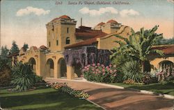 Santa Fe Depot Postcard