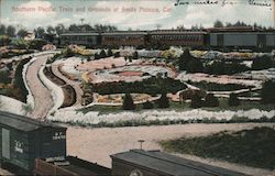 Southern Pacific Train and Grounds Postcard