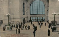 Pennsylvania Station, Main Waiting Room Looking Towards Grand Concourse Postcard