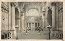 Main Waiting Room, Pennsylvania Station Postcard