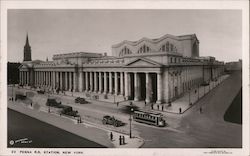 Penna Railroad Station Postcard