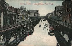 Bowery, North of Grand Street Postcard