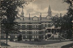 Soldiers' Orphans' Home Main Building Postcard