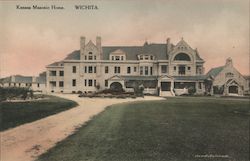 Kansas Masonic Home Wichita Postcard