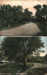 View from Riverside Park Wichita, KS Postcard Postcard Postcard