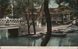 Scene in Vinewood Park Postcard