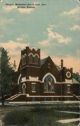 German Methodist Church, Lula Avenue Wichita, KS Postcard Postcard Postcard