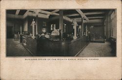 Business Office of the Wichita Eagle Postcard