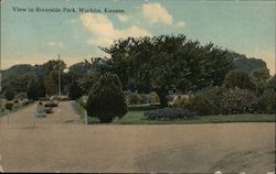 View in Riverside Park Postcard