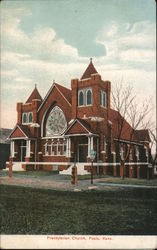 Presbyterian Church Paola, KS Postcard Postcard Postcard