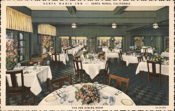 The Inn Dining Room, Santa Maria Inn California