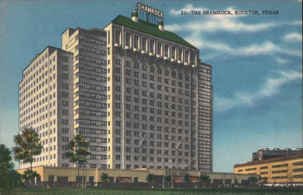 The Shamrock...Quintessence Of World Hostelries, Rising Eighteen Floors Above A Landscaped Setting Houston