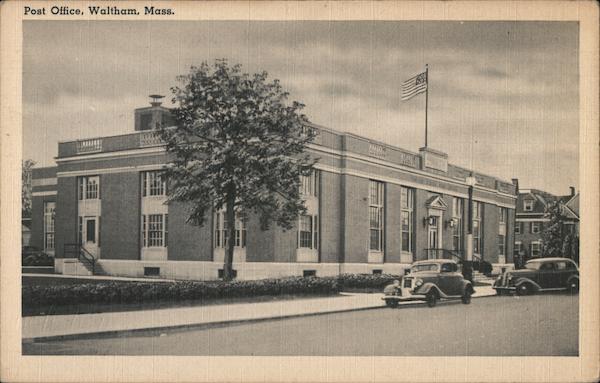 Post Office Waltham Massachusetts