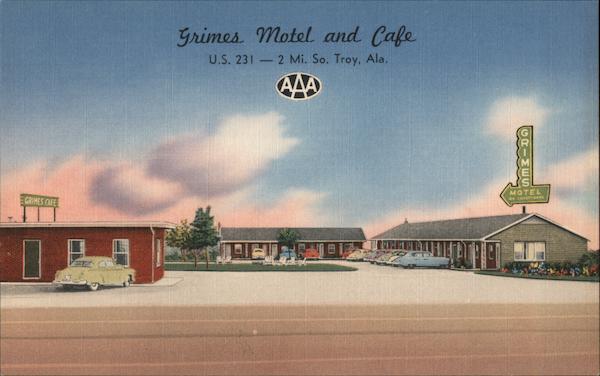 Grimes Motel and Cafe Troy Alabama